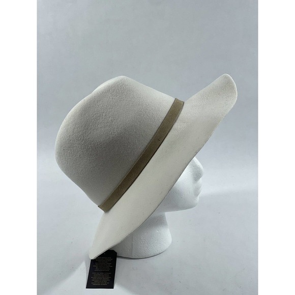 RAG & BONE Floppy Brim Wool Fedora Hat Ivory, Size-Small $195 main image 8